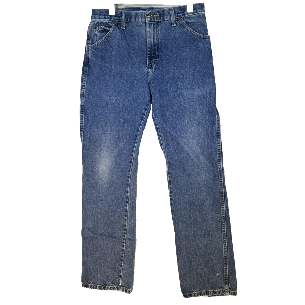 Dickies Carpenter Jeans Boys 16 Regular Blue Denim Workwear Relaxed Fit